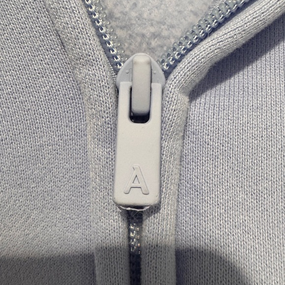 Aritzia Women’s Cozy Sweatfleece Mega Zip Hoodie in “Wildflower Blue” Size XL💜💙 - Picture 6 of 10